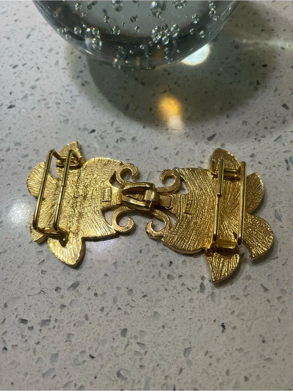 Gold Leaf-Design Link Bracelet - Gold
